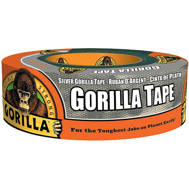 Black, Bulk Pack of 18 1.88 x 35 yd Gorilla Black Duct Tape 